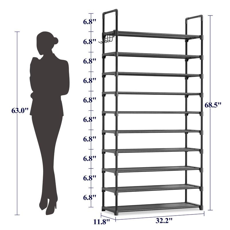 3-10-Tier Shoe Organizer