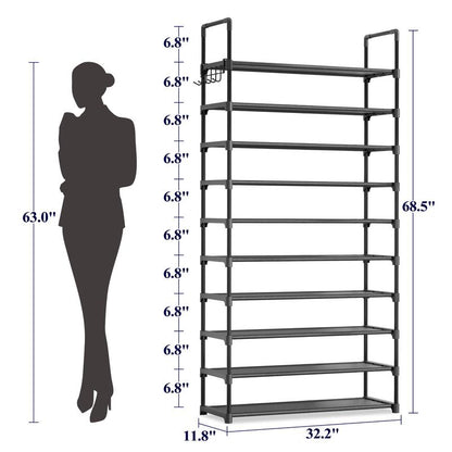 3-10-Tier Shoe Organizer