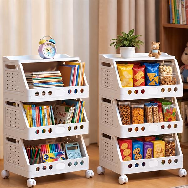 2-5 Tier Stackable RollingCart